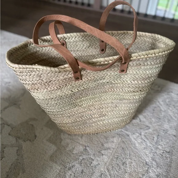 NEW Oversized Woven Beach Bag - Picture 5 of 9